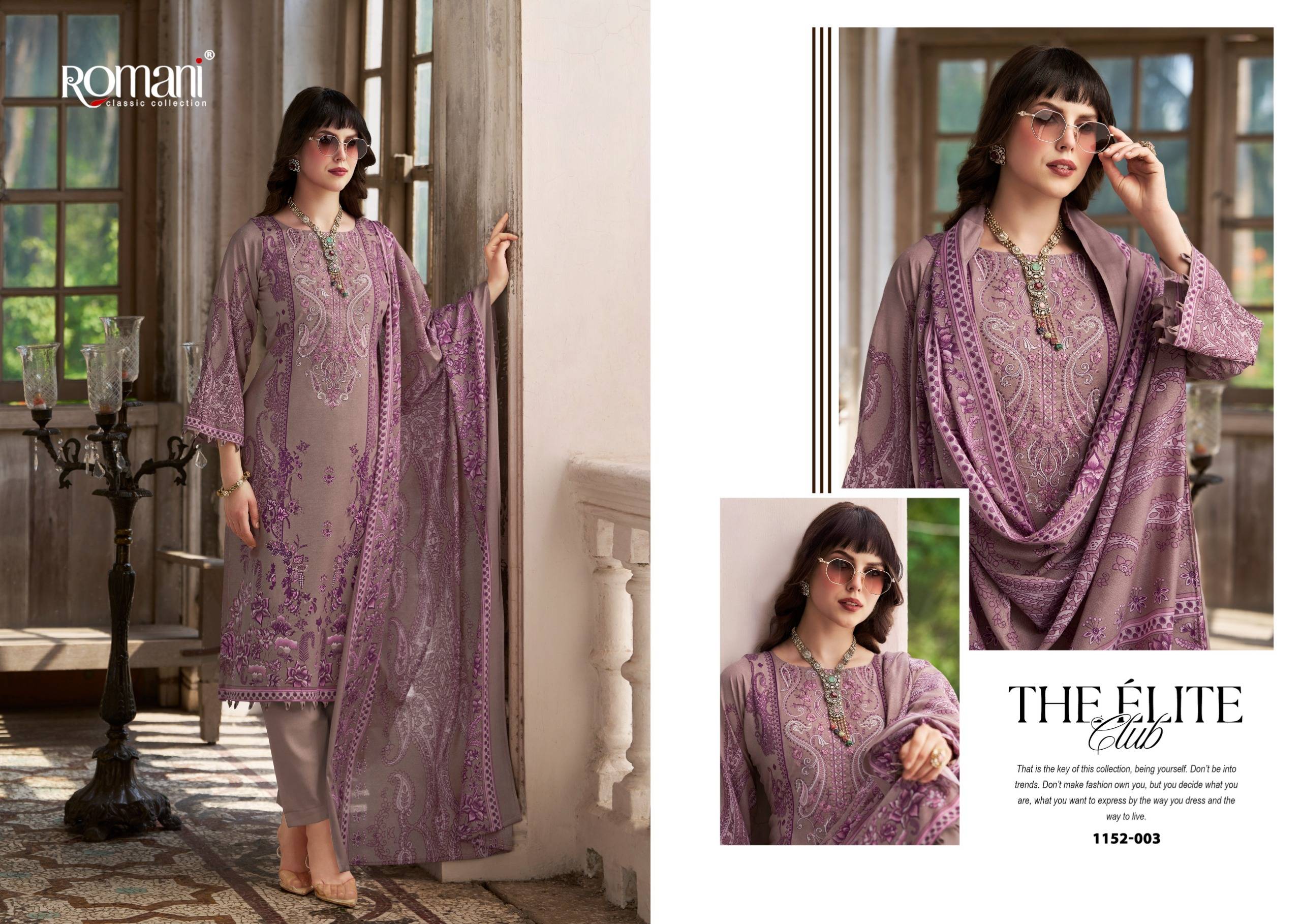AARZU VOL-33 by ROMANI 1152-001 TO 1152-008 SERIES Pakistani Stylish Embroidered Soft Cotton COLLECTION At Wholesale Price